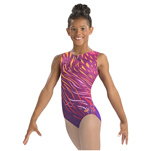 GK Girls Gymnastics Leotards Dance Ballet Apparel One Piece (AS, Sassy Safari)