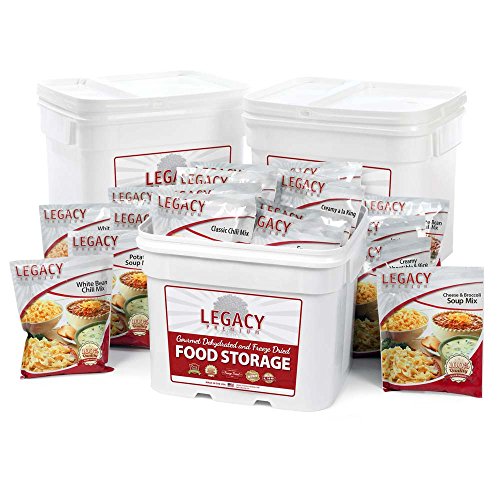 Gluten-Free Food Storage - 360 Large Servings - 81 Lbs - Legacy Emergency Preparedness Supplies - Long Term 25 Year Shelf Life Survival Kit