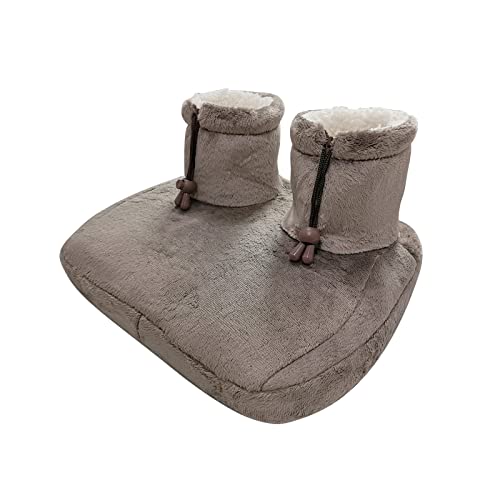 GOQOTOMO Heated Electric Boots Foot Warmer Fast Heating Pad Ultra Soft Flannel Fleece with 3 Settings and Machine-Washable for Men and Women-NJB-SZ