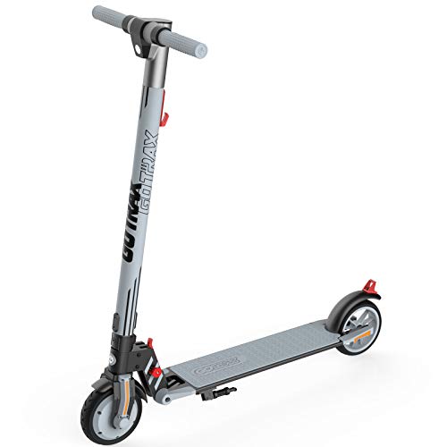 Gotrax Vibe Electric Kick Scooter, 6.5" Foldable Commuting Scooter for Kids 8-15, 12 MPH & 7 Miles Range E Kick Scooters for Kids, Teens, Boys and Girls (Gray)