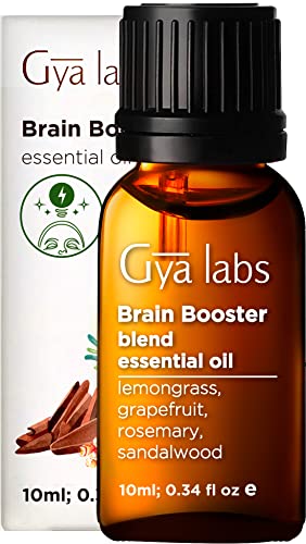 Gya Labs Brain Booster Essential Oil Blend (10ml) - Grounding & Clarifying