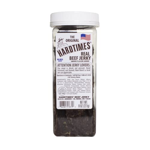 Hardtimes Handcrafted Beef Jerky - Original Flavor - 8 oz. Jar