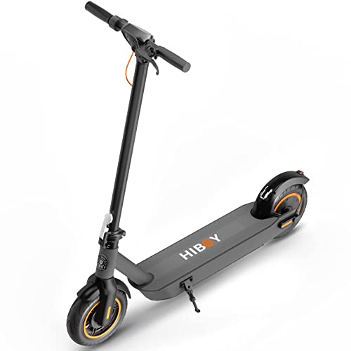 Hiboy S2 MAX Electric Scooter, Upgraded 500W Motor, 40.4 Miles Range&19 MPH, 10'' Pneumatic Tires, Double Braking System, Portable and Foldable Commuting Electric Scooter for Adults