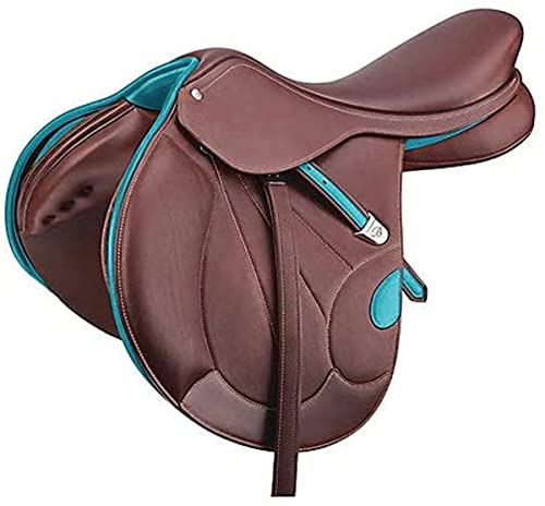 HORSE SADDLERY IMPEX, Leather All Purpose English Close Contact Jumping Horse Saddle Size 14" to 18" inches Seat Available. (18)