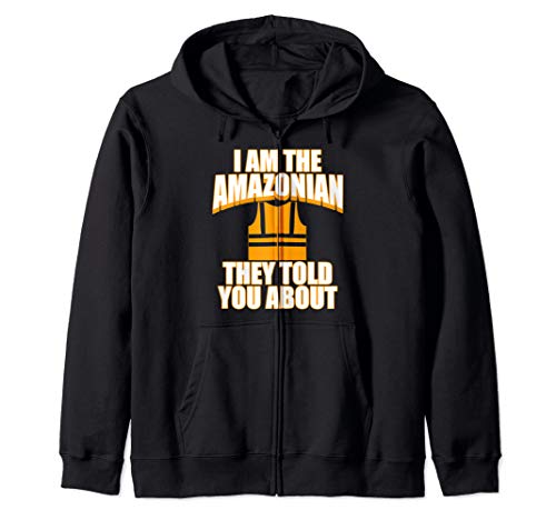 I Am The Amazonian They Told You About Swagazon Swag Gift Zip Hoodie