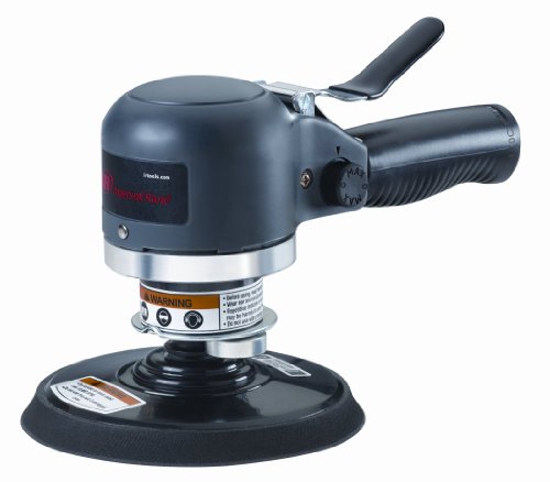 Ingersoll Rand 311A 6” Orbital Air Dual-Action Quiet Sander, Heavy Duty, 10,000 RPM, Low Vibration, Swivel Free Finish, Adjustable Built-In Regulator