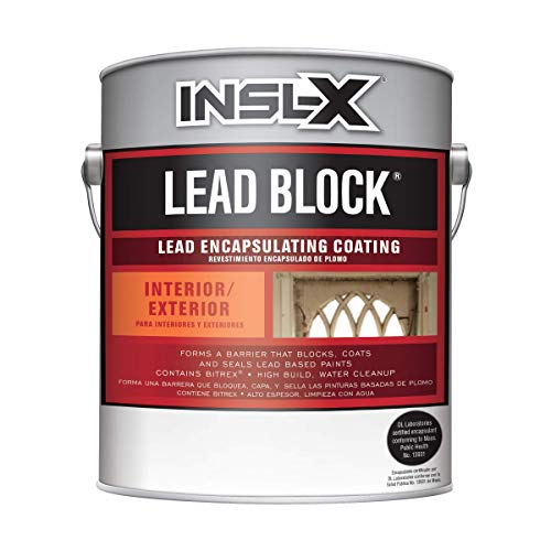 INSL-X Lead Block, Lead Encapsulating Paint, Eggshell, White, 1 Gallon