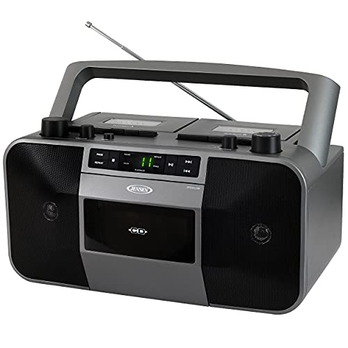 JENSEN MCR-1500 MCR-1500 Portable Stereo CD Player and Dual-Deck Cassette Player/Recorder with AM/FM Radio