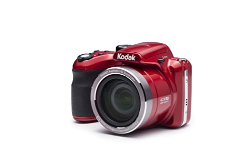 Kodak PIXPRO Astro Zoom AZ421-RD 16MP Digital Camera with 42X Optical Zoom and 3" LCD Screen (Red)