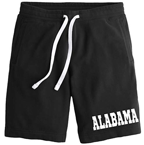 Koyotee Men's Alabama State V671 Black Fleece Shorts Medium Black