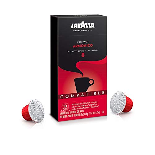 Lavazza Espresso "Armonico" - Harmonic Coffee Nespresso Compatible 100 Capsules Pack