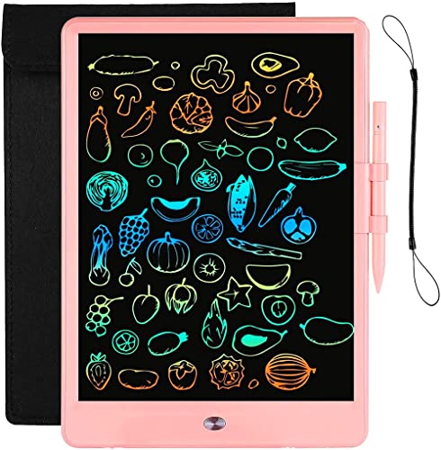 LCD Writing Tablet for Kids Doodle Board with Bag, Electronic Digital Colorful Screen Drawing Tablet, Etch a LEYAOYAO 10-Inch Drawing Pad Sketch Pads, Toy - Gift for 3-6 Years Old Girls Boys