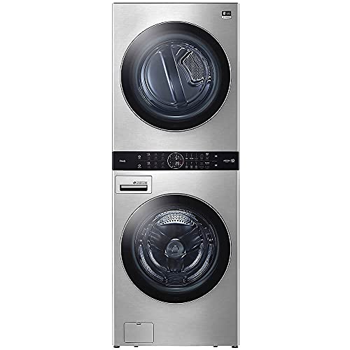 LG STUDIO Single Unit Front Load WashTower™ with Center Control™ 5.0 cu. ft. Washer and 7.4 cu. ft. Electric Dryer