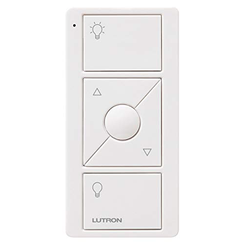 Lutron Pico Smart Remote Control for Caséta Smart Dimmer Switch | PJ2-3BRL-WH-L01R | White