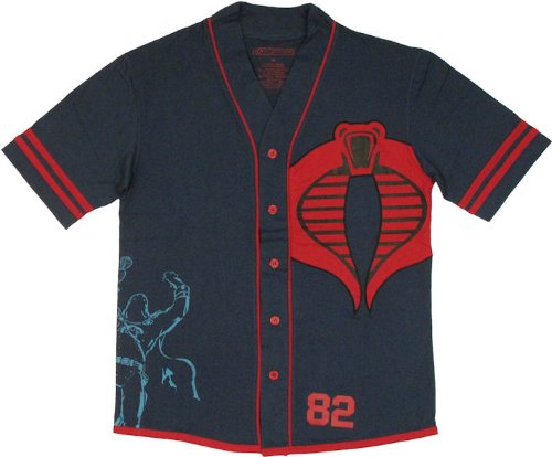 Mad Engine G.I. Joe Cobra Commander Men's Jersey Style T-Shirt, Small