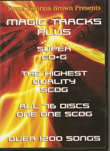 Magic Tracks Karaoke Super CD+G 1200 Songs Plays on CAVS or Windows System with DVD ROM Sweet Georgia Brown