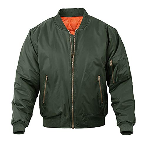 MAGNIVIT Men's Windbreaker Jacket Casual Outdoor Windproof Coat Military Jackets