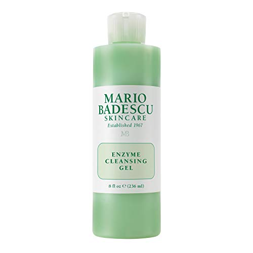 Mario Badescu Enzyme Cleansing Gel for All Skin Types| Oil-Free Face Wash with Grapefruit & Papaya Extract | Remove Excess Oil & Surface Impurities 8 Fl Oz