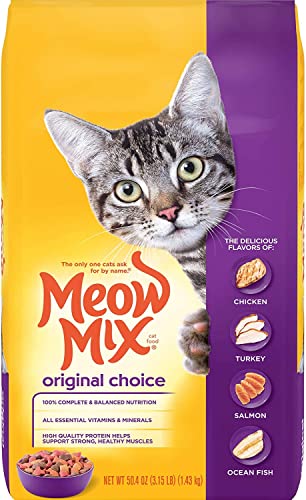 Meow Mix Original Choice Dry Cat Food, Heart Health & Oral Care Formula