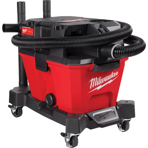 . Milwaukee M18 Fuel 6 Gallon Wet/Dry Vacuum - No Charger, No Battery, Bare Tool Only