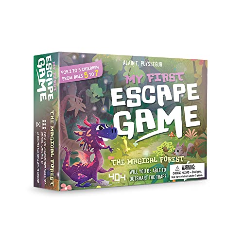 My First Escape Game | Escape Room in a Box | Fun for Family Game Night | Puzzle Solving Game for Kids and Adults | Ages 5+ | 2-5 Players | Average Playtime 45 Minutes | Made by 404 on the Board