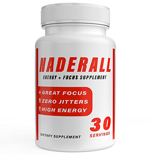 NADERALL XR - Brain Booster - Early Bird Morning Cocktail - Focus & Energy Supplement - Focus, Energy, and Memory Support Vitamins - 30 Day Supply (30 Capsules)