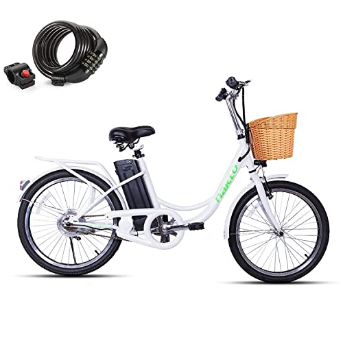 NAKTO Electric Bicycle for Women Men and Adults Ebike with Removable 250W/36V/10AH Lithium Battery1