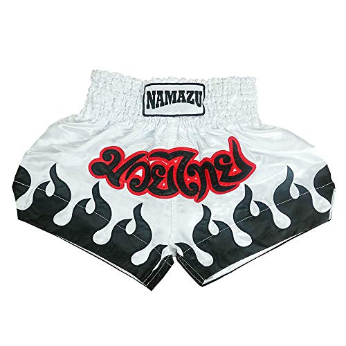 NAMAZU Muay Thai Shorts for Men and Women, High Grade MMA Gym Boxing Kickboxing Shorts Workout Training Grappling Martial Arts Fight Shorts Clothing.