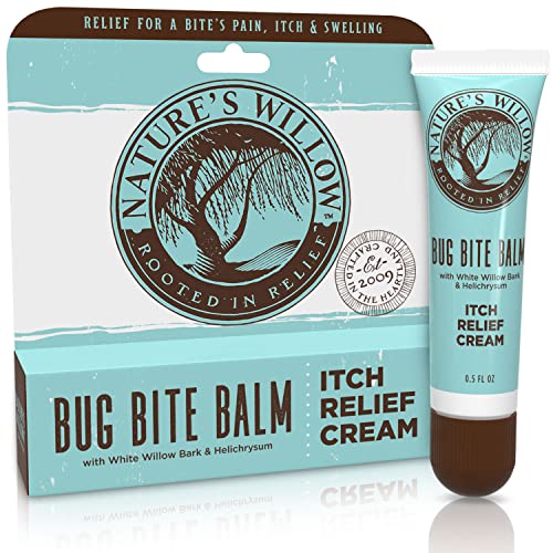 Nature’s Willow Bug Bite Balm, Natural Insect Bite Pain & Itch Relief, 0.5 oz.