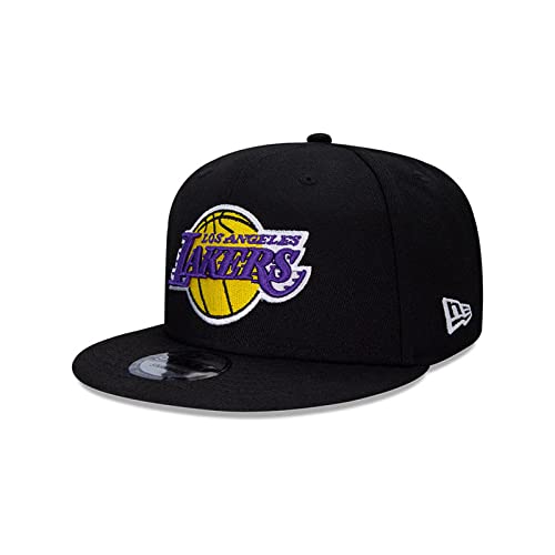 NBA Los Angeles Lakers Men's 9Fifty Team Color Basic Snapback Cap, One Size, Black