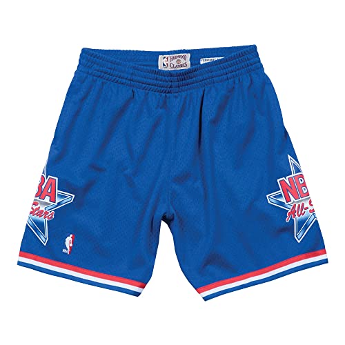 NBA Youth 8-20 Hardwood Classic Official Swingman Shorts (Small, All Star Blue)