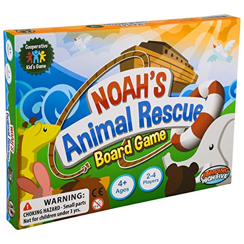 Noah’s Animal Rescue! Cooperative Bible Game for Kids – Noah's Ark Story Board Game for Children Ages 4 to 8 - Easy to Learn and Teaches New Skills Through Hands On Play