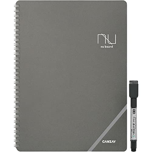 Nu Board A4 Size (8.8 x 11.9 inch) NGA403FN08 Whiteboard Notebook - Dry Erase Notebook