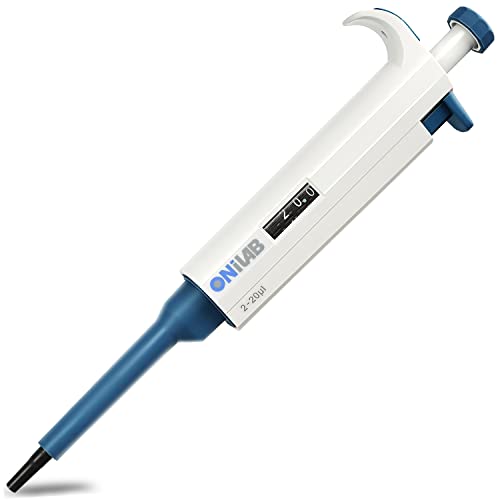 ONiLAB 2-20ul Single-Channel Pipette Pipettor Ergonomic Design Adjustable Micro Pipette