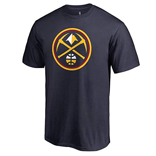 Outerstuff NBA Youth 8-20 Team Color Performance Polyester Primary Logo Team T-Shirt (Denver Nuggets Navy, 18-20)