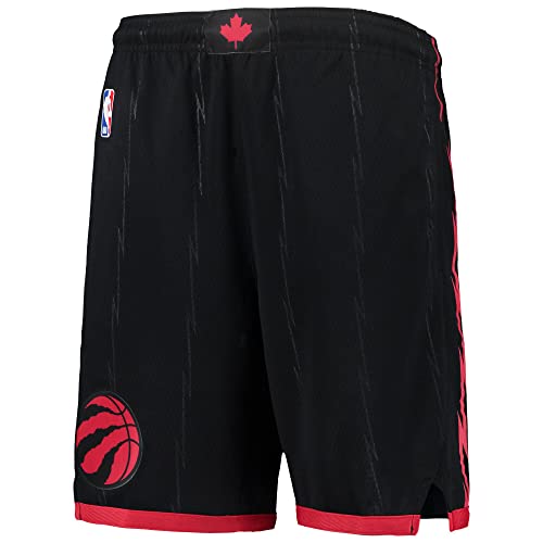 Outerstuff Toronto Raptors Black Youth 8-20 Statement Edition Performance Swingman Shorts (8)