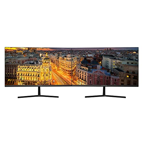 Packard Bell 24 Inch Monitor FHD 1920 x 1080 Computer Monitor, 75 Hz, 5 Milliseconds, Dual Monitor, Ultrawide Monitor, VESA Mount, Tilt, VGA and HDMI Monitor, Basic Monitor and Gaming Monitor – 2 Pack