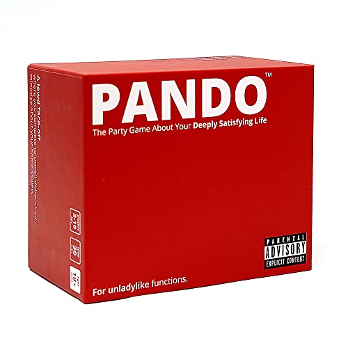 PANDO NSFW Edition - The Super Adult Party Game and Conversation Starter for Friends and Couples - Obscene Icebreaker Game and Get to Know You Game