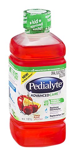 Pedialyte Advanced Care Oral Electrolyte Solution Cherry Punch Flavor 33.8 OZ (Pack of 16)