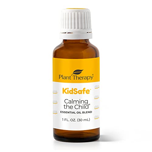 Plant Therapy KidSafe Calming The Child Essential Oil Blend - Relaxing and Soothing Blend 100% Pure, KidSafe, Undiluted, Natural Aromatherapy, Therapeutic Grade 30 mL (1oz)