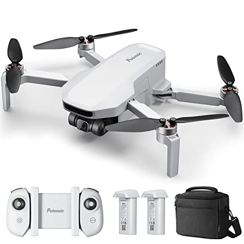 Potensic ATOM SE GPS Drone With 4K EIS Camera, Under 249g, 62 Mins Flight, 4KM FPV Transmission, Max Speed 16m/s, Auto Return, Lightweight and Foldable Drone for Adults