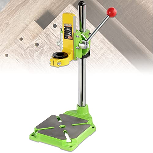 POWLAB Floor Drill Press stand Drill Press Work Station Stand Table Top Drill Press 90° Rotating Fixed Frame for Drill Workbench Repair Drill Press Table Only for Clamping Range 38mm-42mm