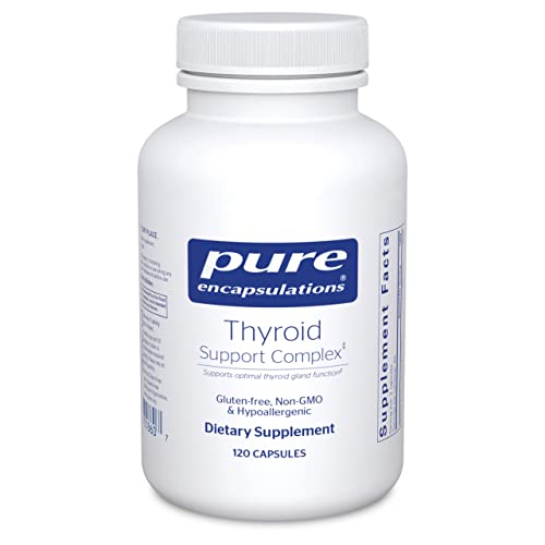 Pure Encapsulations Thyroid Support Complex | Hypoallergenic Supplement with Herbs and Nutrients for Optimal Thyroid Gland Function* | 120 Capsules