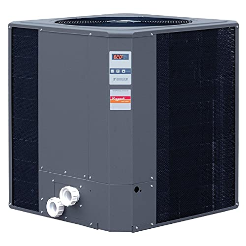 Raypak R5450ti-E Digital, Titanium, 103K BTU Electric Pool Heat Pump, 208/230V TWPH-5450EHT08