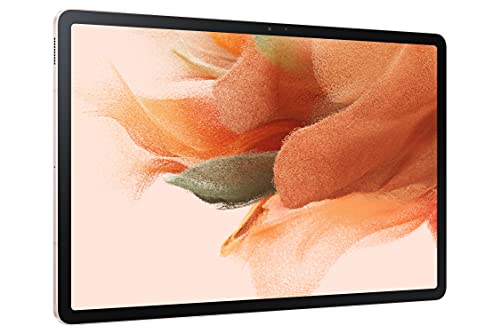 SAMSUNG Galaxy Tab S7 FE 12.4” 64GB WiFi Android Tablet w/ S Pen Included, Large Screen, Multi Device Connectivity, Long Lasting Battery, 2021, ‎SM-T733NLIAXAR, Mystic Pink