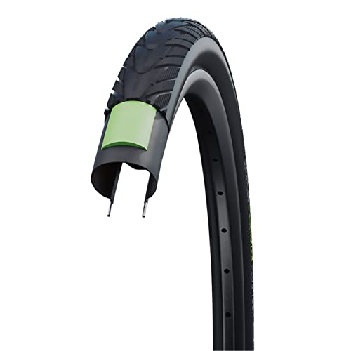 Schwalbe, Energizer Plus, Tire, 700x38C, Wire, Clincher, Addix E, GreenGuard, Reflex, 67TPI, Black