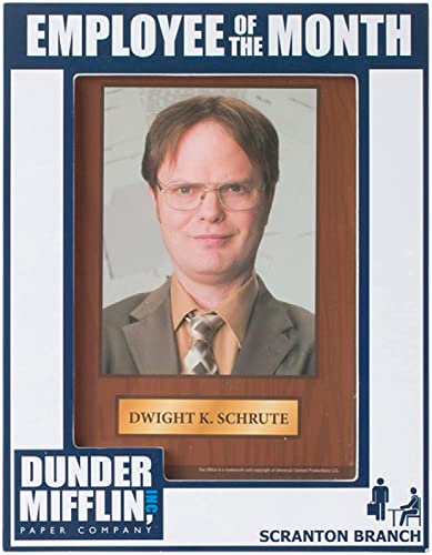 Silver Buffalo The Office Employee of the Month Photo Frame, 5 x 7 Inches