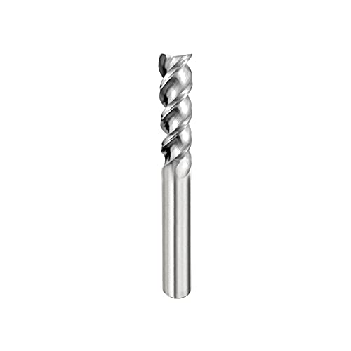 SPEED TIGER IAUE Carbide Square End Mill for Aluminum Applications - High Feed U-Type Design - for Roughing and Finishing - 3 Flute - IAUE5/16"3 - Made in Taiwan (1 Piece, 5/16")