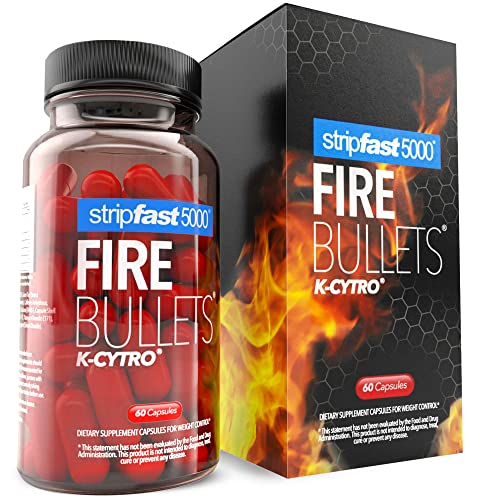stripfast5000 Fire Bullets with K-CYTRO for Women & Men, Weight Management Supplement, Keto Diet Friendly, 30 Days Supply