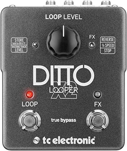 TC Electronic Ditto X2 Looper Effects Pedal with 1 Year EverythingMusic Extended Warranty Free